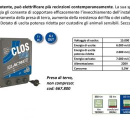 ELETTRIFICATORE LACME CLOS 2005   220V 6000M J Macchine e Batterie 